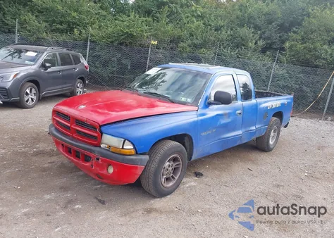 2000 Dodge Dakota Slt/Sport из США, поврежденный, VIN 1B7GL22X3YS703250